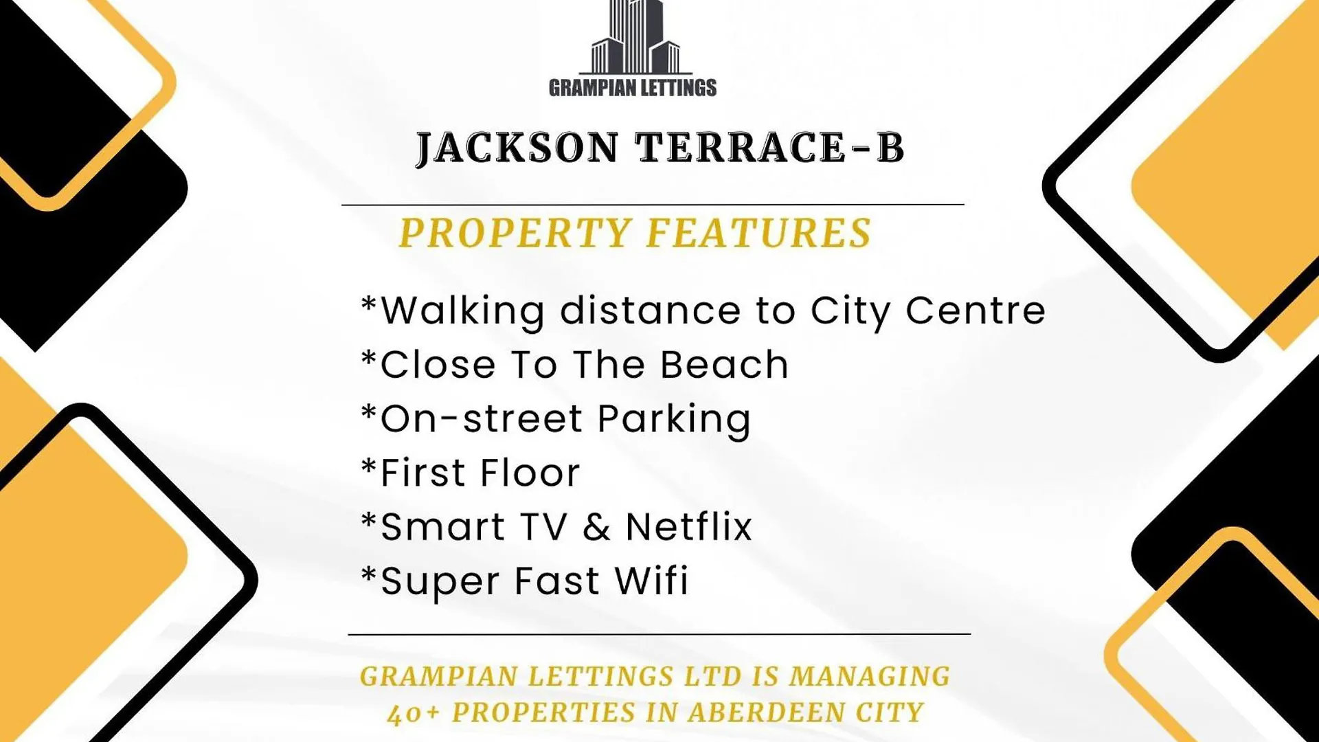 Appartement Jackson Terrace B - Grampian Lettings à Aberdeen
